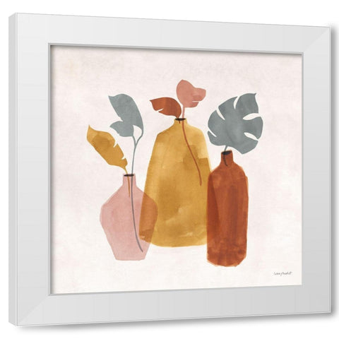 Terracotta 03 White Modern Wood Framed Art Print by Audit, Lisa