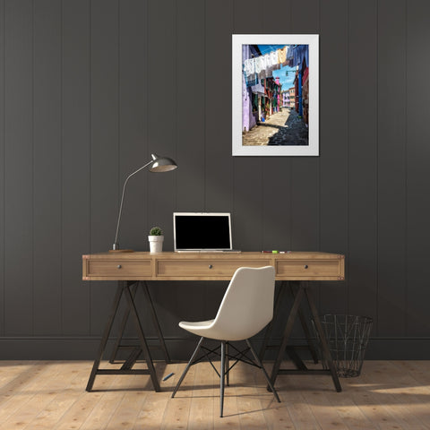Out to Dry White Modern Wood Framed Art Print by Head, Danny