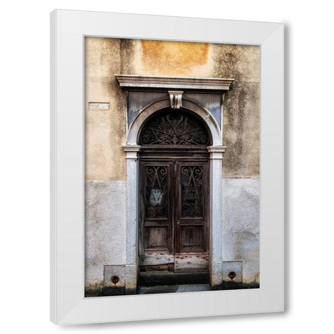 Venetian Door White Modern Wood Framed Art Print by Head, Danny