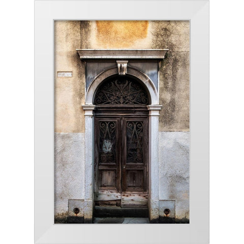 Venetian Door White Modern Wood Framed Art Print by Head, Danny