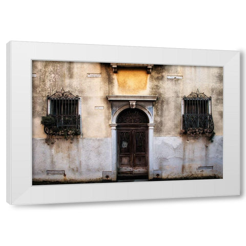Venetian Wall White Modern Wood Framed Art Print by Head, Danny