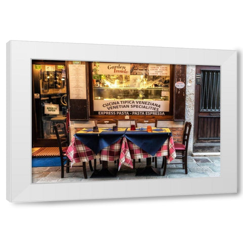 Open Table  White Modern Wood Framed Art Print by Head, Danny