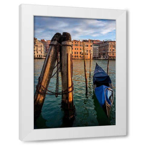 On The Grand White Modern Wood Framed Art Print by Head, Danny