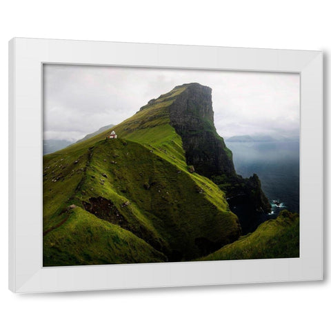 North Atlantic Icon White Modern Wood Framed Art Print by Head, Danny