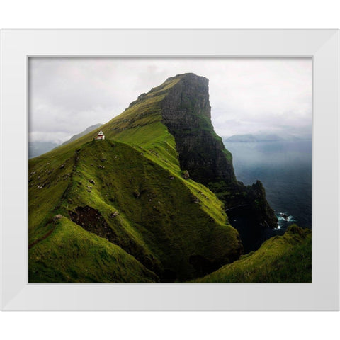 North Atlantic Icon White Modern Wood Framed Art Print by Head, Danny