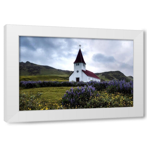 Take Me to Church White Modern Wood Framed Art Print by Head, Danny