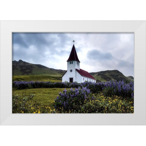 Take Me to Church White Modern Wood Framed Art Print by Head, Danny
