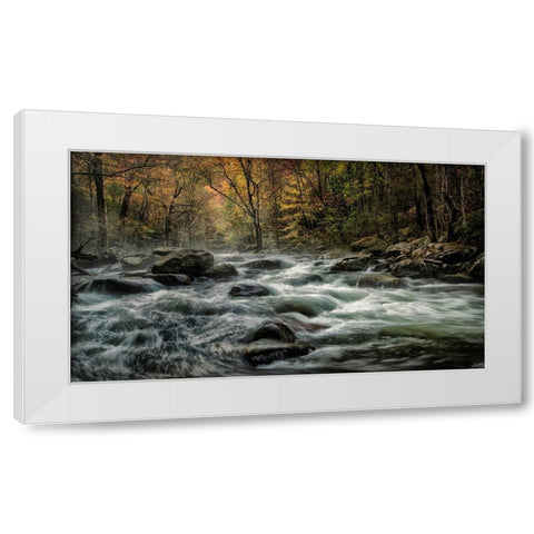Tremont Morning White Modern Wood Framed Art Print by Head, Danny