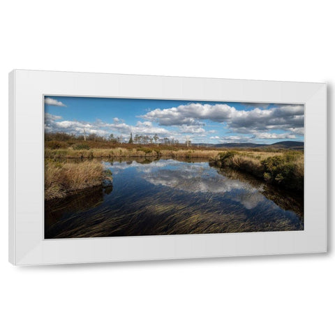Blackwater Creek White Modern Wood Framed Art Print by Head, Danny