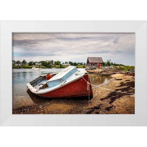 Out of Service IV White Modern Wood Framed Art Print by Head, Danny