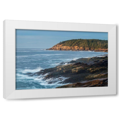 Warm Light White Modern Wood Framed Art Print by Head, Danny