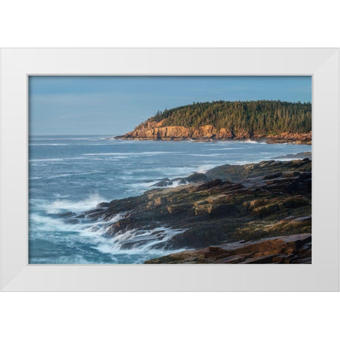 Warm Light White Modern Wood Framed Art Print by Head, Danny