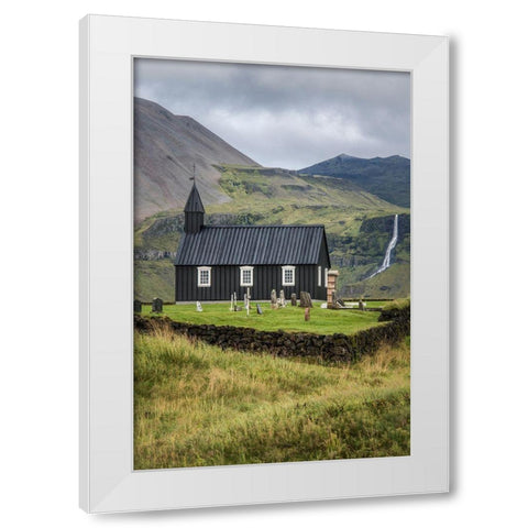 Budir I White Modern Wood Framed Art Print by Head, Danny