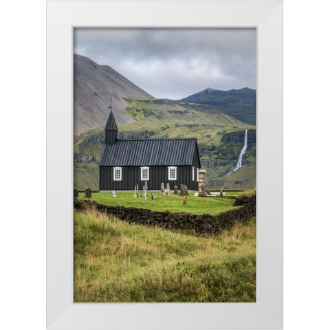 Budir I White Modern Wood Framed Art Print by Head, Danny
