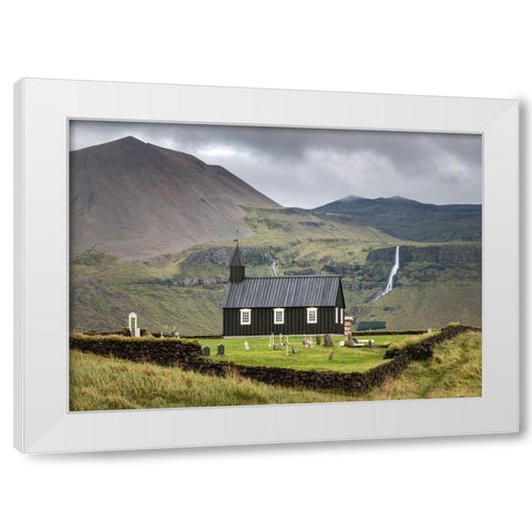 Budir II White Modern Wood Framed Art Print by Head, Danny