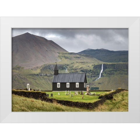 Budir II White Modern Wood Framed Art Print by Head, Danny