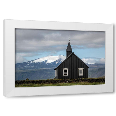 Budir III White Modern Wood Framed Art Print by Head, Danny