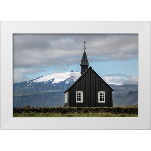 Budir III White Modern Wood Framed Art Print by Head, Danny