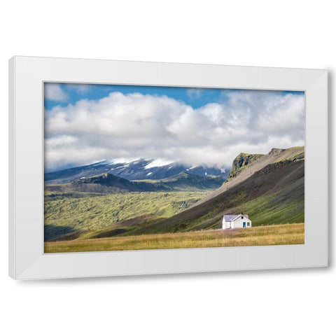 Isolation I White Modern Wood Framed Art Print by Head, Danny
