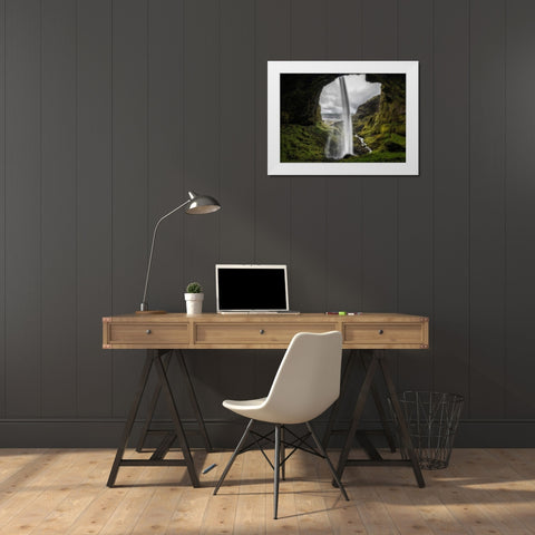 From Behind I White Modern Wood Framed Art Print by Head, Danny