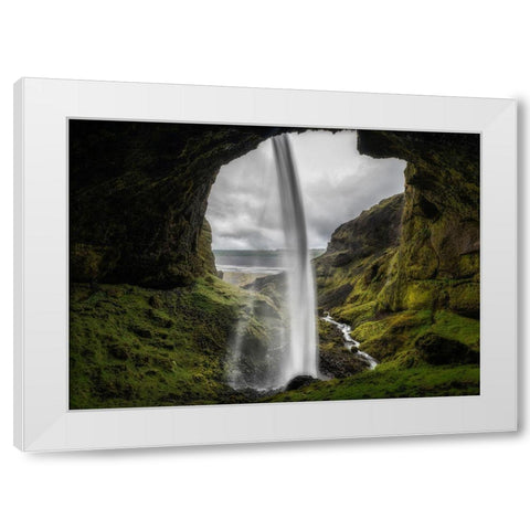 From Behind I White Modern Wood Framed Art Print by Head, Danny