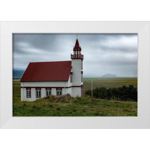 Sundays Destination White Modern Wood Framed Art Print by Head, Danny