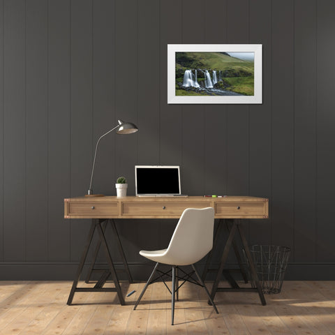 Final Drop White Modern Wood Framed Art Print by Head, Danny