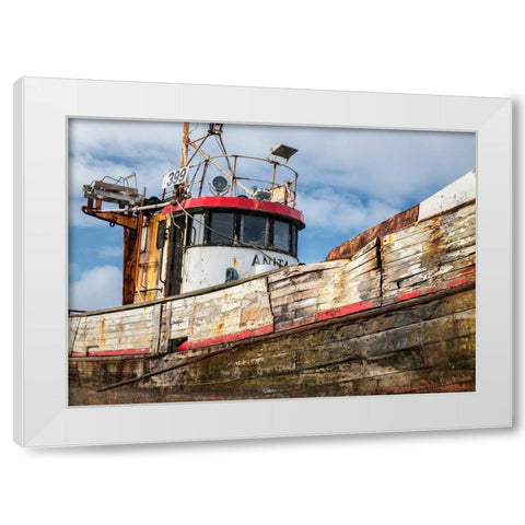 Ageing Fleet White Modern Wood Framed Art Print by Head, Danny