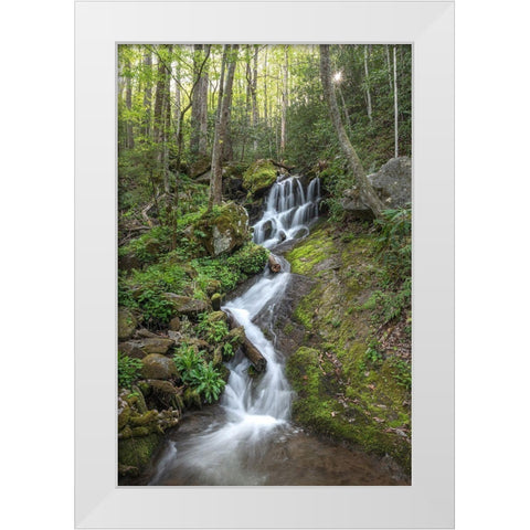 Woven Silk I White Modern Wood Framed Art Print by Head, Danny