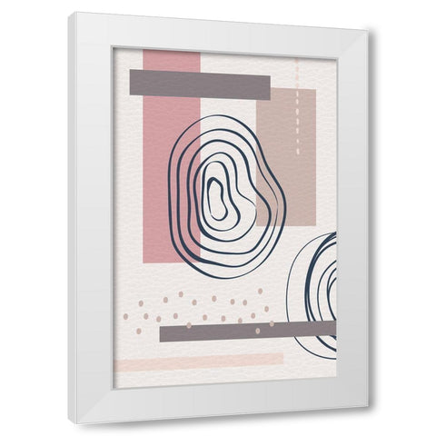 Tokyo Three White Modern Wood Framed Art Print by Aesthete