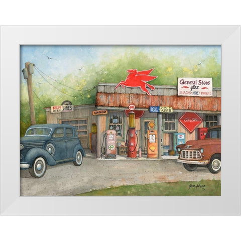 Vintage General Store-1 White Modern Wood Framed Art Print by Rizzo, Gene