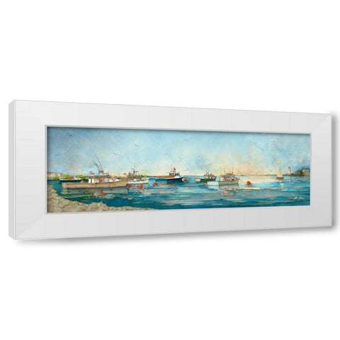 Portsmouth Harbor White Modern Wood Framed Art Print by Rizzo, Gene