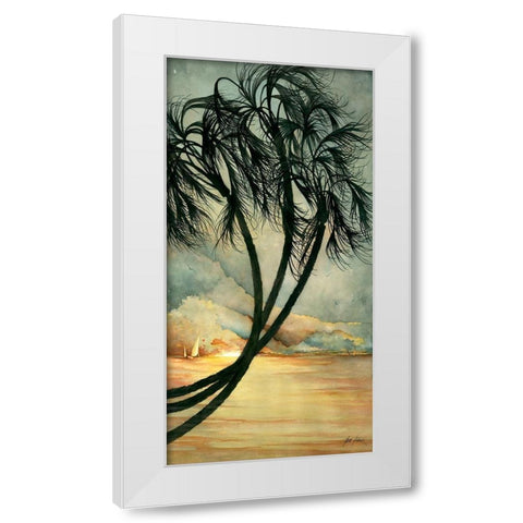 Unforgettable White Modern Wood Framed Art Print by Rizzo, Gene