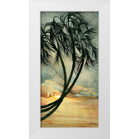 Unforgettable White Modern Wood Framed Art Print by Rizzo, Gene