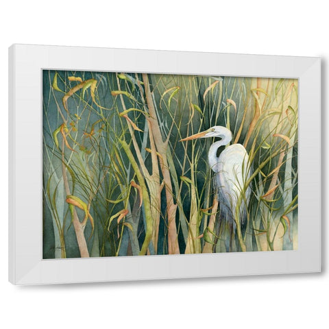 Afternoon Delight White Modern Wood Framed Art Print by Rizzo, Gene