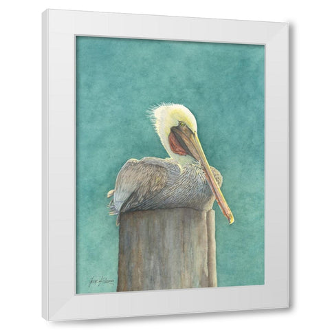 Basking in the Sun White Modern Wood Framed Art Print by Rizzo, Gene