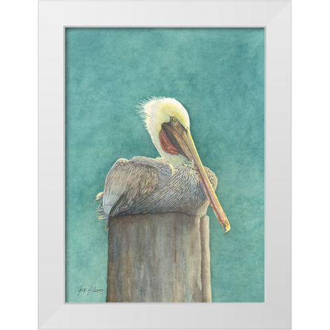 Basking in the Sun White Modern Wood Framed Art Print by Rizzo, Gene