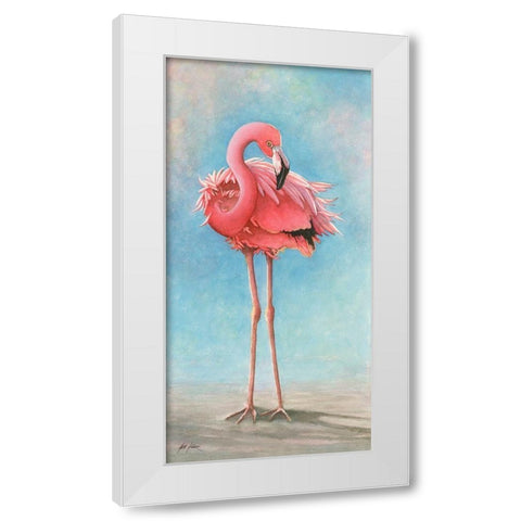 Flamingo - Sam White Modern Wood Framed Art Print by Rizzo, Gene