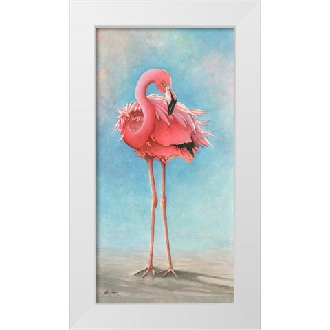 Flamingo - Sam White Modern Wood Framed Art Print by Rizzo, Gene