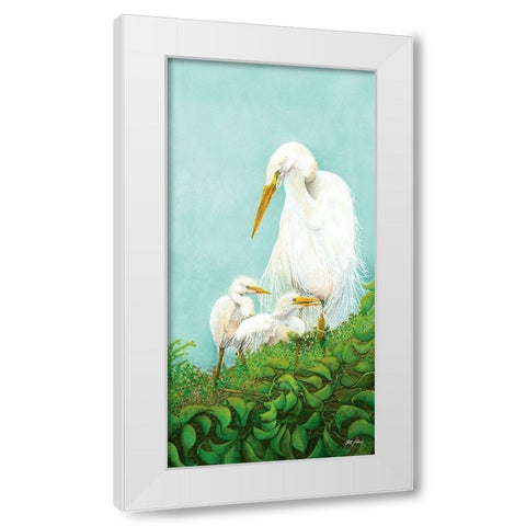 Fly - You Kiddin White Modern Wood Framed Art Print by Rizzo, Gene