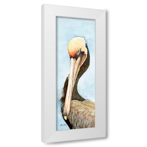 Heres Looking At You White Modern Wood Framed Art Print by Rizzo, Gene