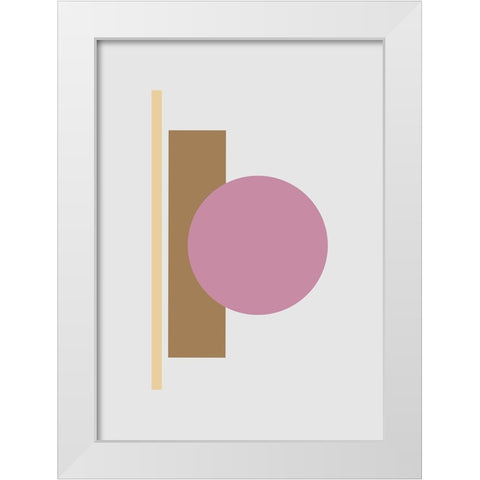 Balance No.1 White Modern Wood Framed Art Print by Ratcliffe, Tiffany