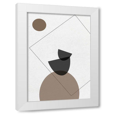 Catalyst No.1 White Modern Wood Framed Art Print by Ratcliffe, Tiffany