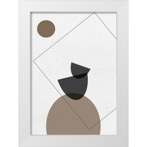 Catalyst No.1 White Modern Wood Framed Art Print by Ratcliffe, Tiffany
