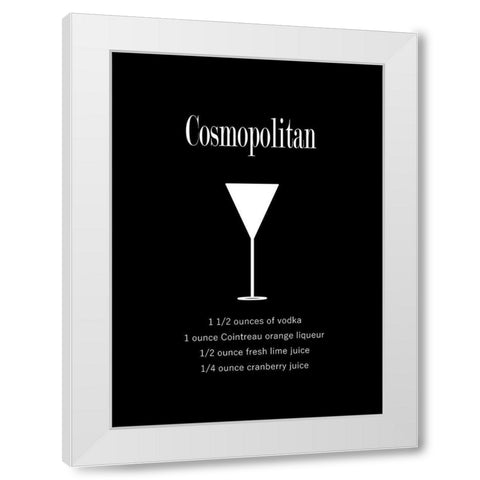 Cosmopolitan White Modern Wood Framed Art Print by Mi, Suki