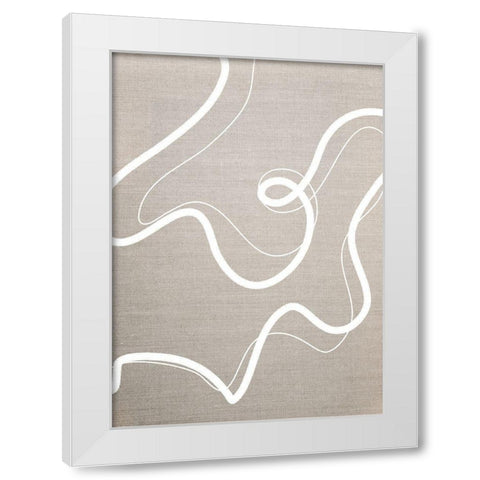 Formation No.2 White Modern Wood Framed Art Print by Ratcliffe, Tiffany