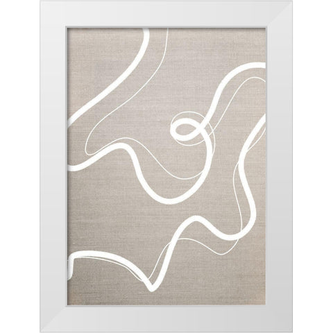 Formation No.2 White Modern Wood Framed Art Print by Ratcliffe, Tiffany