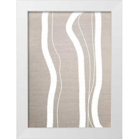 Formation No.3 White Modern Wood Framed Art Print by Ratcliffe, Tiffany