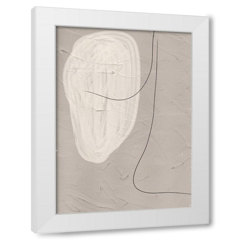 Liminal No.1 White Modern Wood Framed Art Print by Ratcliffe, Tiffany
