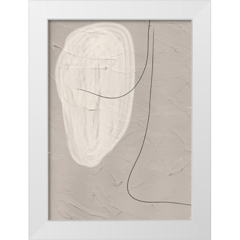 Liminal No.1 White Modern Wood Framed Art Print by Ratcliffe, Tiffany
